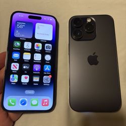 Unlocked iPhone 14 Pro 128gb in Deep Purple
