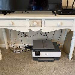 White Painted Entry Table Only