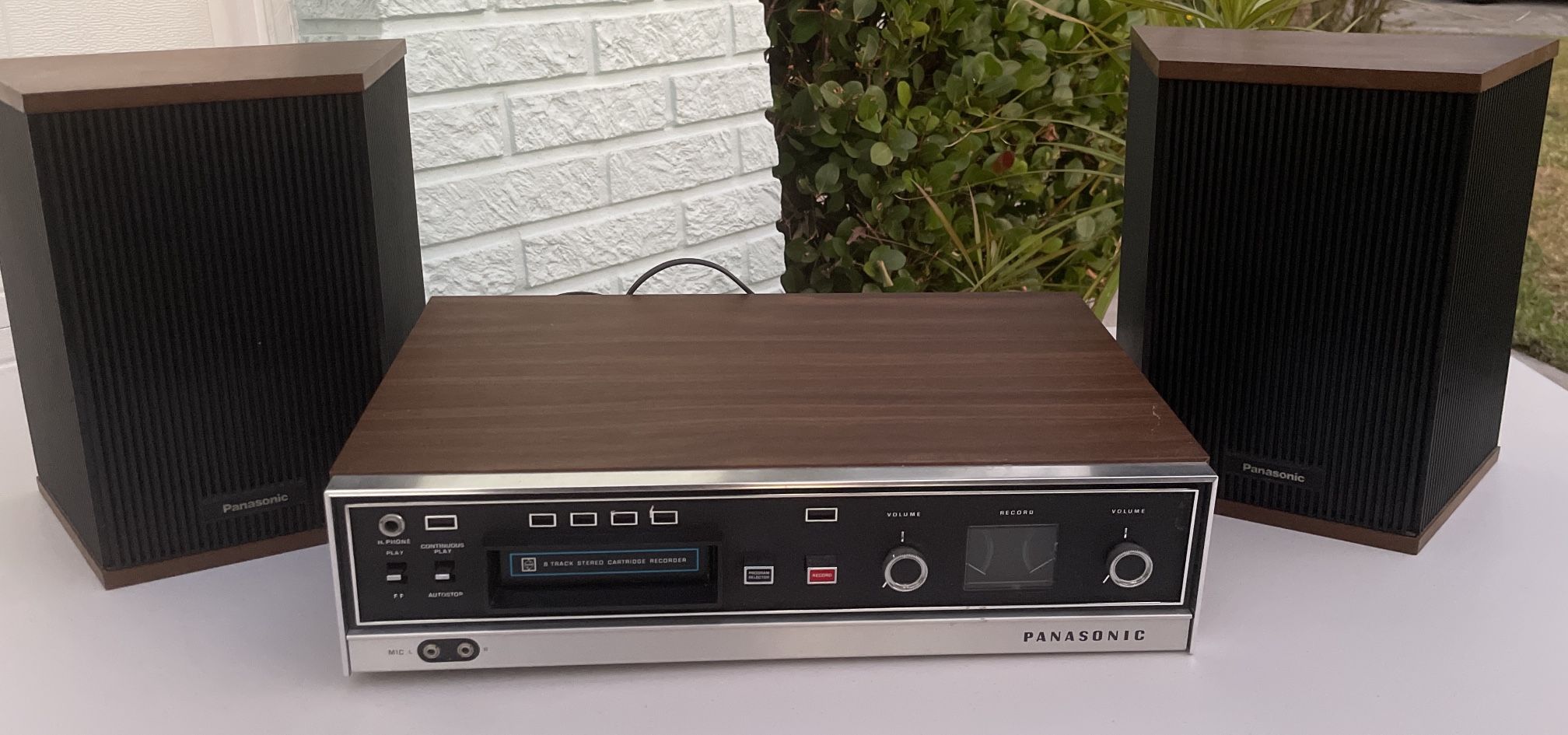Vintage Panasonic 8 Track Stereo/Recorder