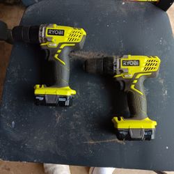 Ryobi 12v Drills