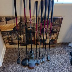 Pink Top Flite Golf Clubs I Have 5 Irons AND 3 Drivers Asking $100 For All Must Pick Up Broadway And APACHE BUCKEYE AZ CASH ONLY PLS 