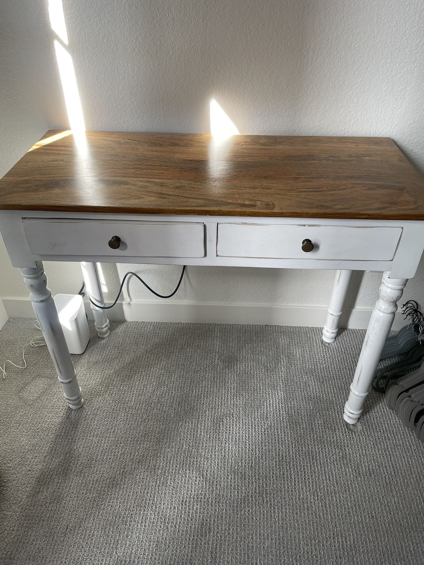 Table With Two Drawers