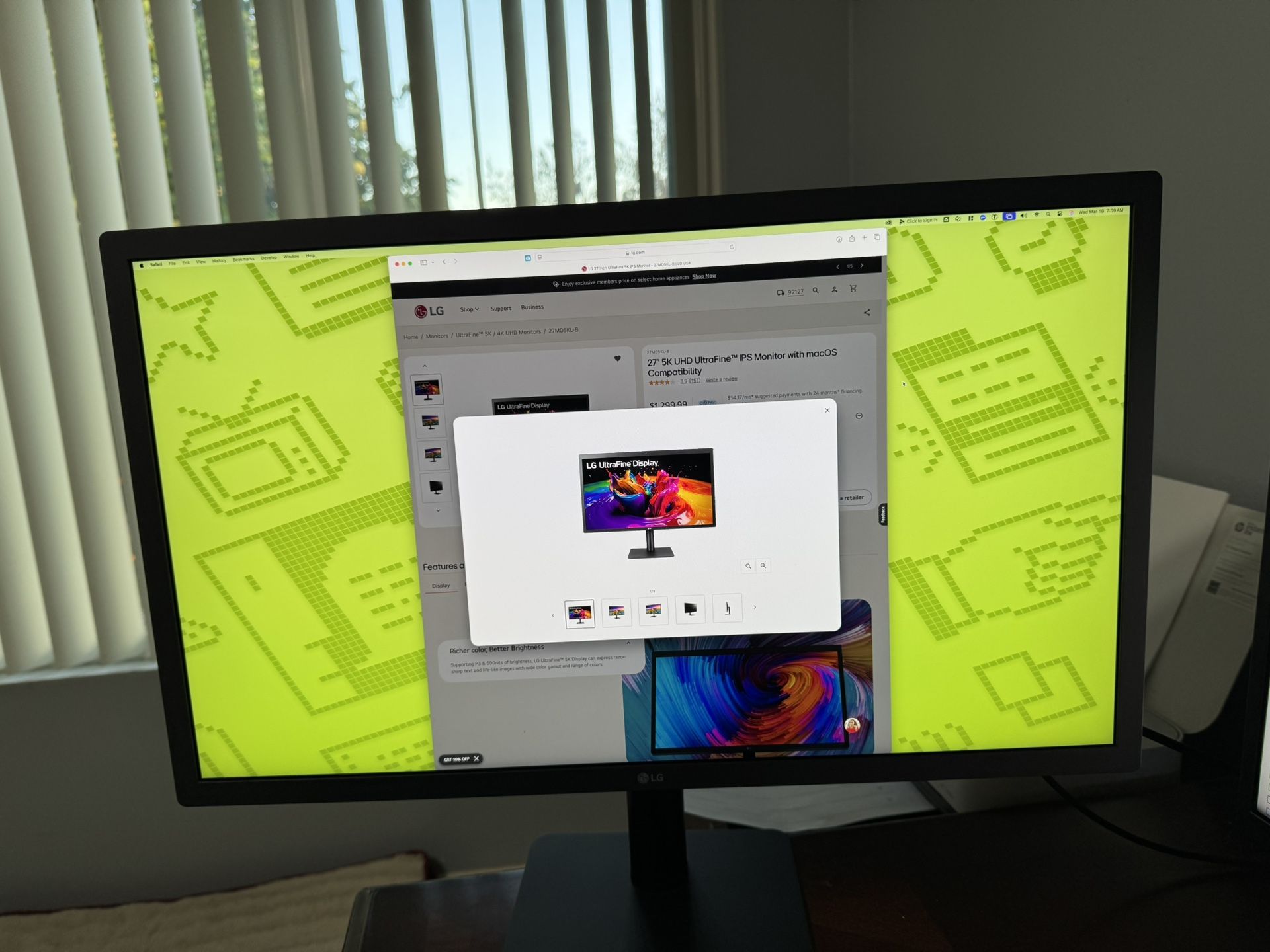 LG UltraFine 4K 24MD4KL-B 23.7” Monitor – Excellent Condition