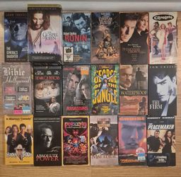 VHS Bulk Lot Of 56 VHS Used. You Will Get Exactly What You See On Photos