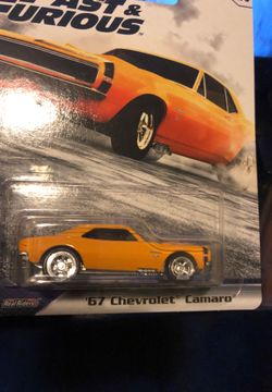 67 Chevrolet Camaro Hot Wheel