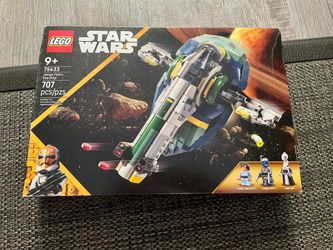 LEGO Star Wars Jango Fett's Starship (75433) building set dented box