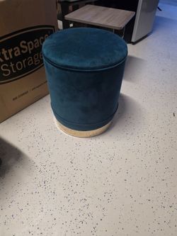 Ottoman Velvet Storage Stools