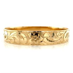 14k Yellow Gold Hawaiian Bracelet ❤️🤙  Yellow 14K 12.00 Mm Hawaiian Bracelet 35.26 grams size 7.5  For sale $2,200 🤙❤️