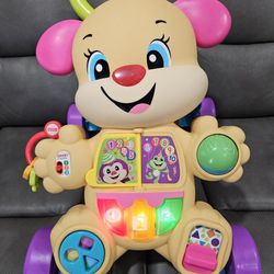 Fisher-Price Laugh & Learn Walk with Sis Walker with Music Lights and Activities
