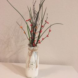 New Little Milk Bottle Berry Arrangement