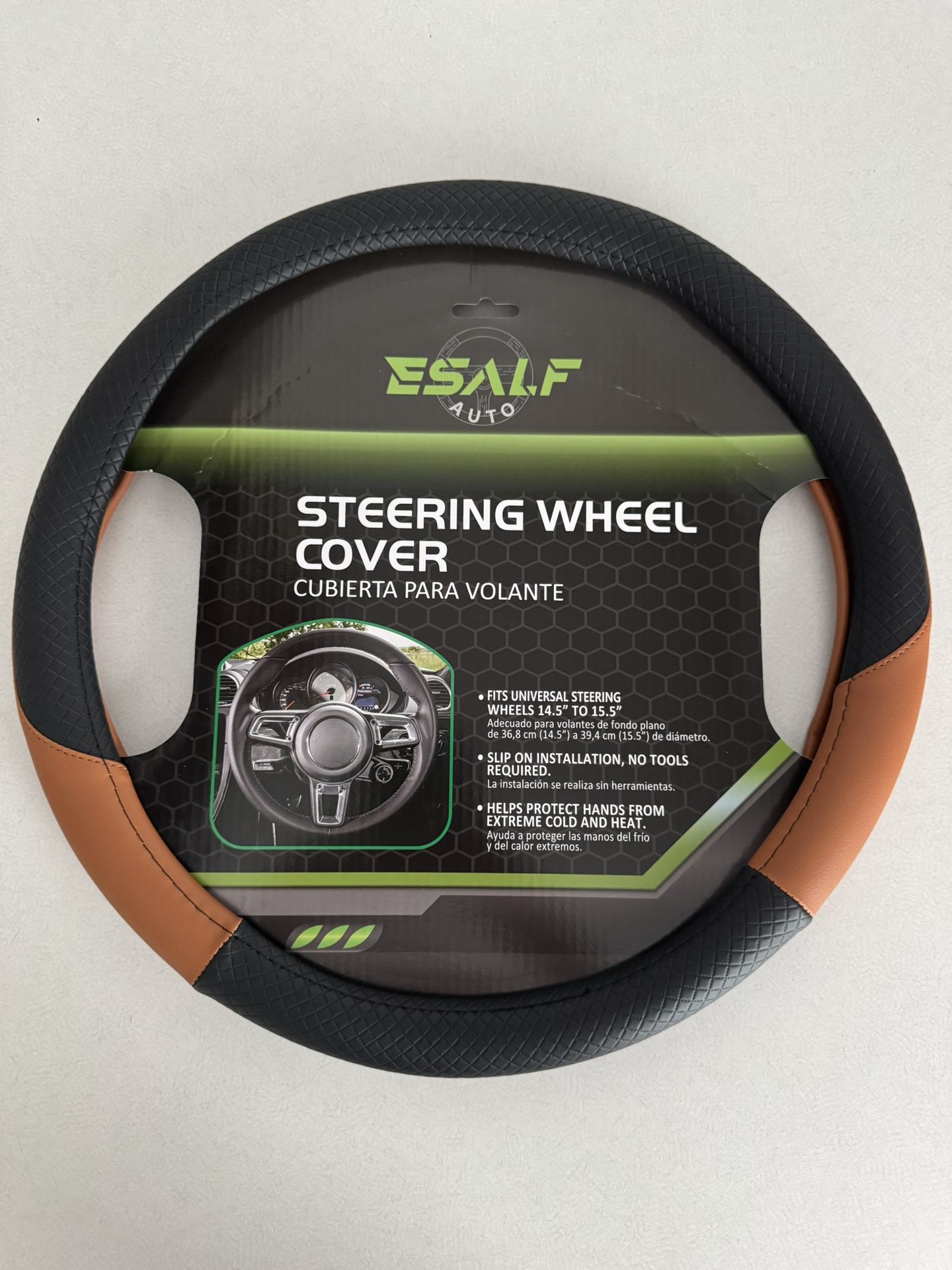 Steering wheel cover