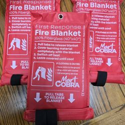 3 Fire Blankets