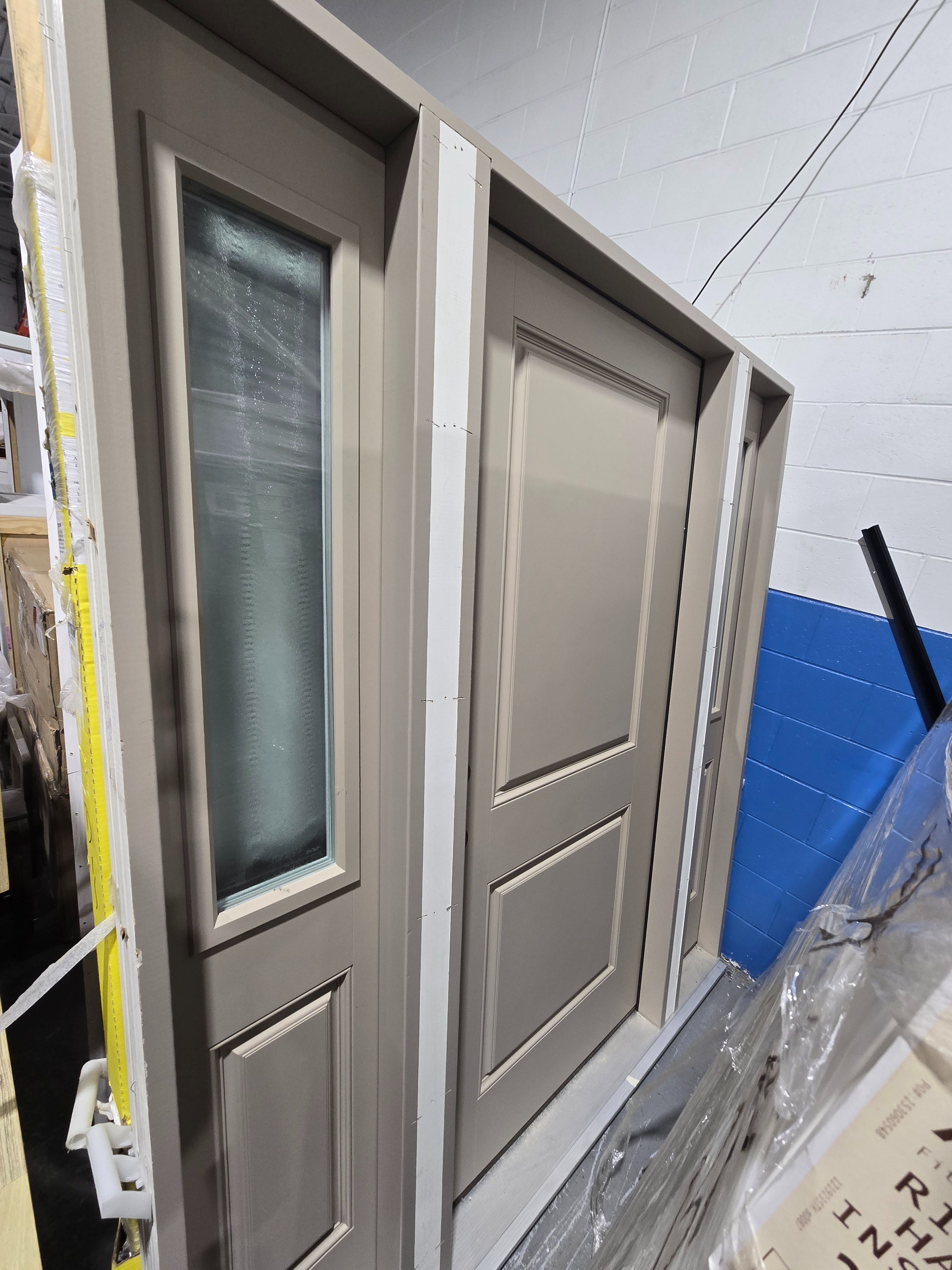 New 72x80 Exterior Door With Sidelites
