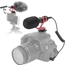 H&A Camera Microphone Directional Condenser Shotgun Video 