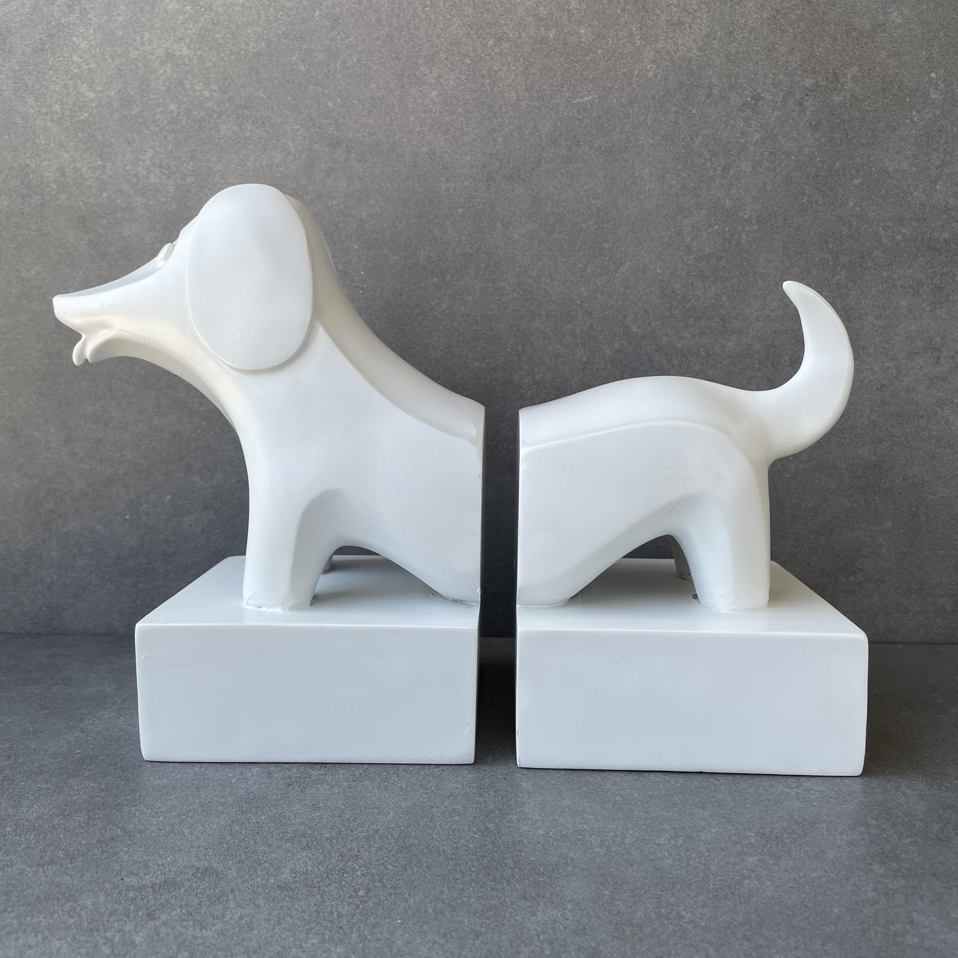 Vintage Dog Bookends