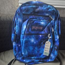 JANSPORT BIG STUDENT GALAXY BACKPACK.