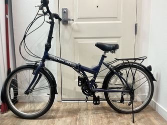 Blue Adventure Tri-Folding Bike