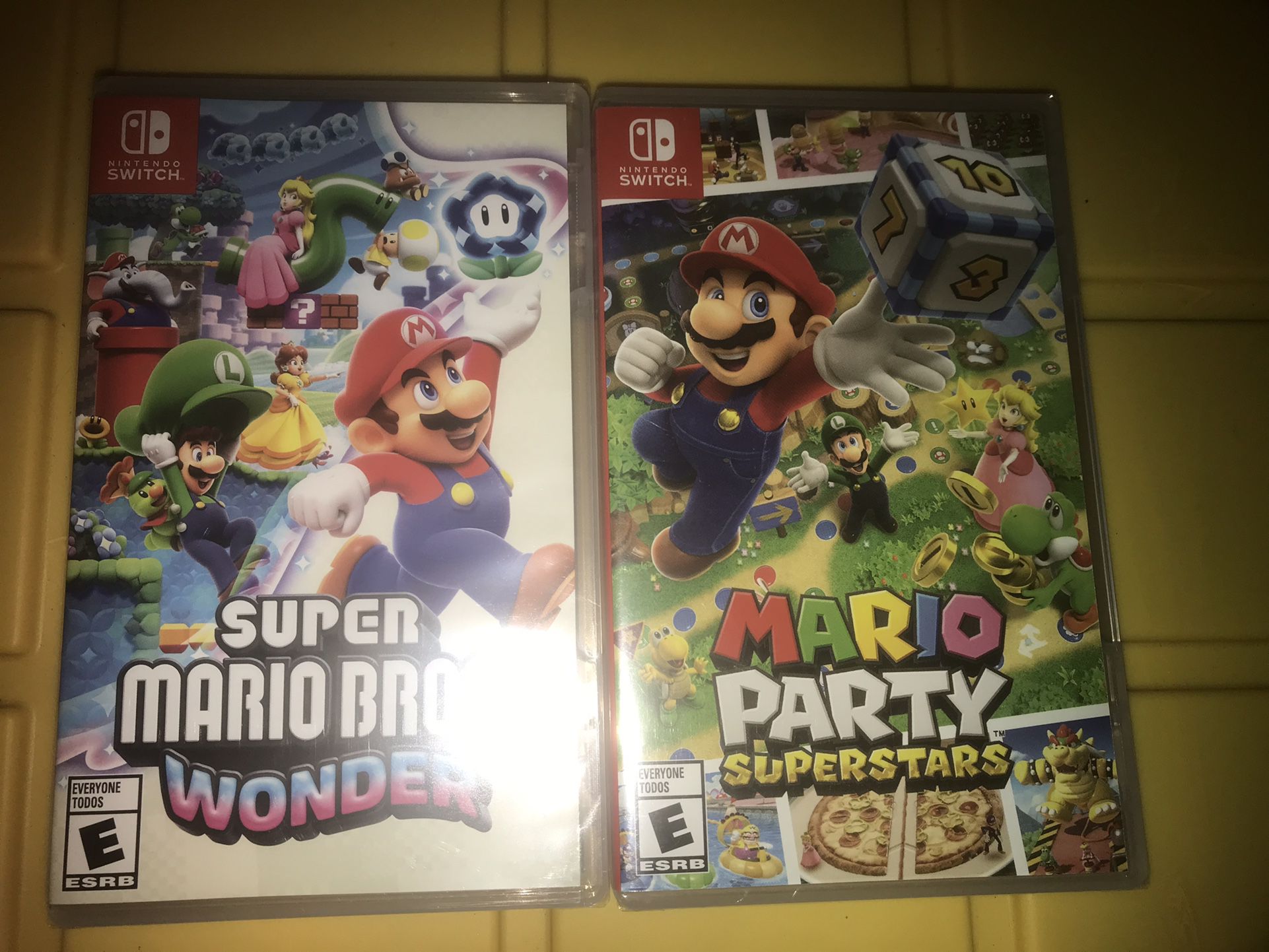 Super Mario Bros wonder & Mario party superstars 