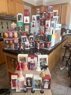 Large Hallmark Keepsake Barbie Ornament Collection