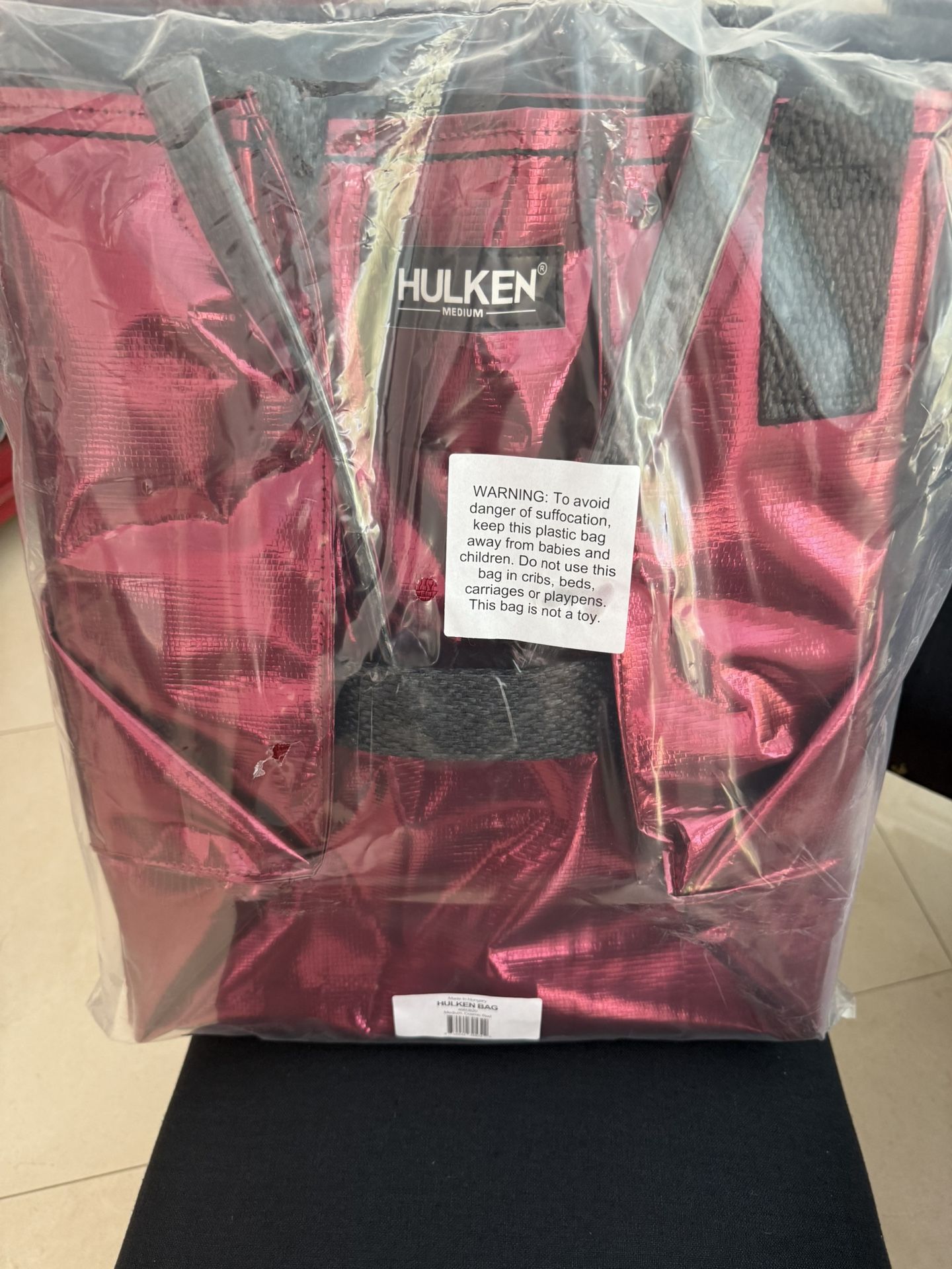 Rolling Tote Bag - Hulken brand and new