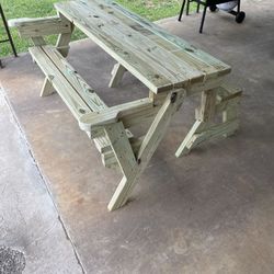 2 In 1 Bench & Picnic Table