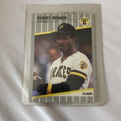 Barry bonds 1989 fleer- Offer Up 