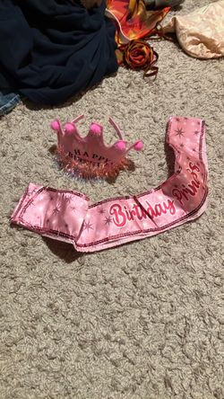 Pink Bday Girl Accessories Bundle