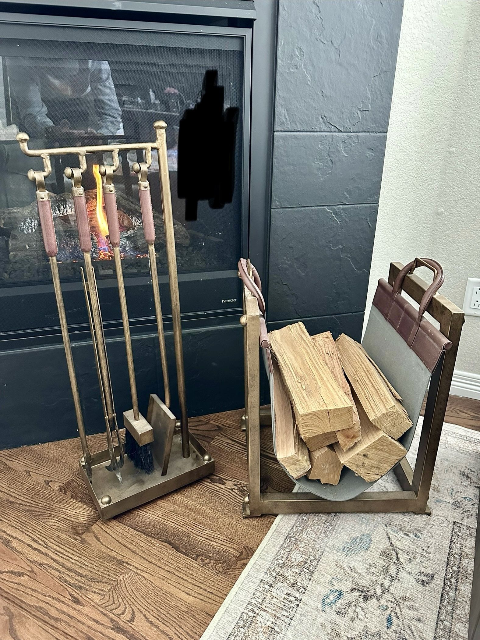 7-Piece Pottery Barn Fireplace Set