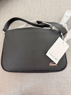 Lacoste Daily Lifestyle piqué-effect canvas bag
