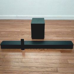 Insignia 2.1 Ch Soundbar System with Wireless Subwoofer & Remote