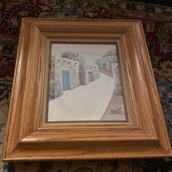 Sighed  And Certified Authentic Painting 