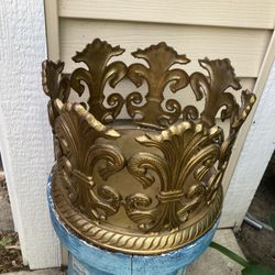 Solid Brass Wine Bottle Caddy Plant Holder