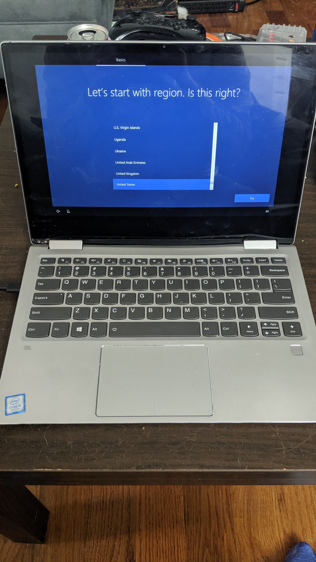 Lenovo Yoga 13" 2-on-1 laptop