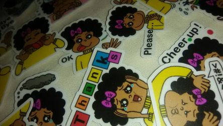 38 Tiny scrapbook stickers