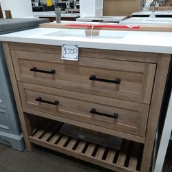 36inch Bathroom Vanity With Top And Sink Included 