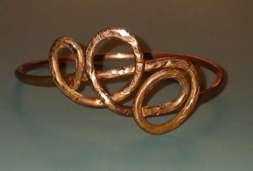 Handmade Raw Cooper Bangle 