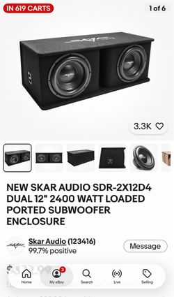 Skar audio subwoofer 📣