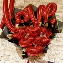 Valentines Balloon Bouquet 