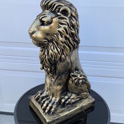 Golden Lion Statue