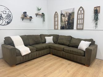 Green Sectional Couch Free Delivery