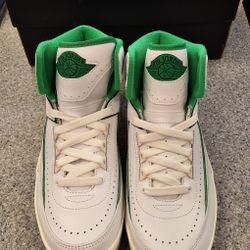 Jordan 2 Retro Lucky green Size 6y