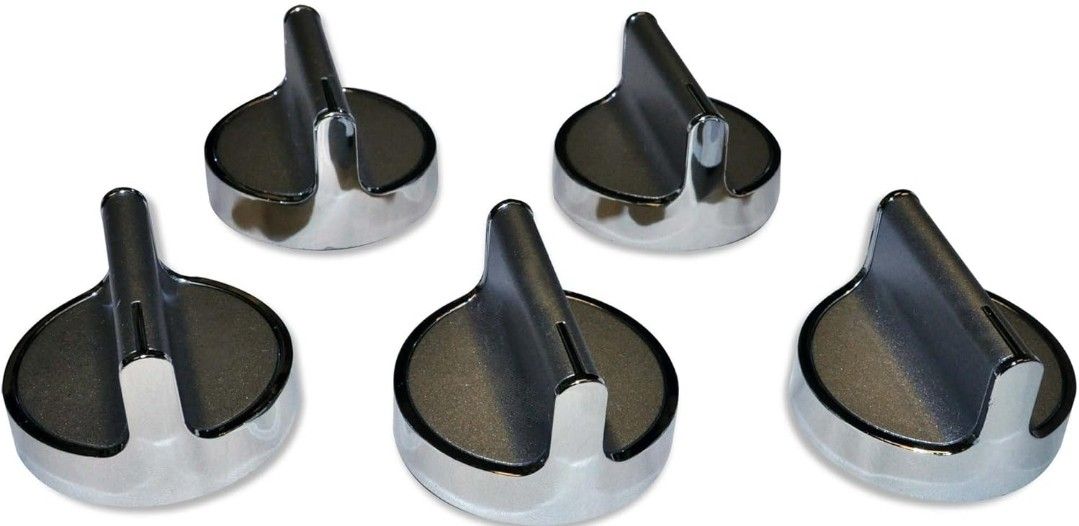 Whirlpool W10698166 Genuine OEM Knob Kit For Gas Ranges, Set of 5, (Ts-E3)