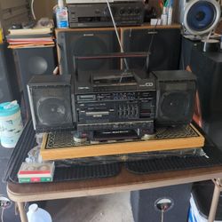 JVC. Boom box.
