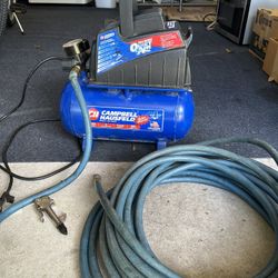 Air Compressor Compact Campbell Hausfeld 2 Gallon Tank