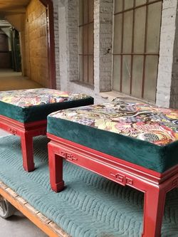 Dual Cushioned seats/foot rests