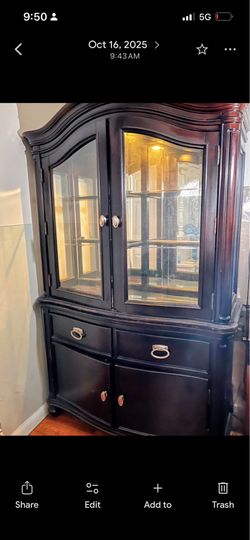 Light up china cabinet