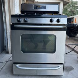 GE Gas Stove Stainless Steel