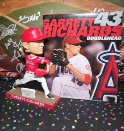Angels Bobbleheads Garrett Richards New Mint Condition 