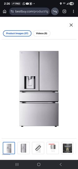 LG - Wide Standard-Depth  4-Door French