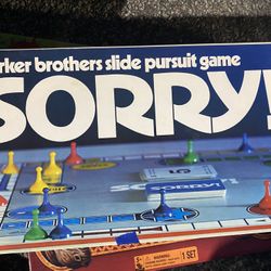 Sorry Game 1972 
